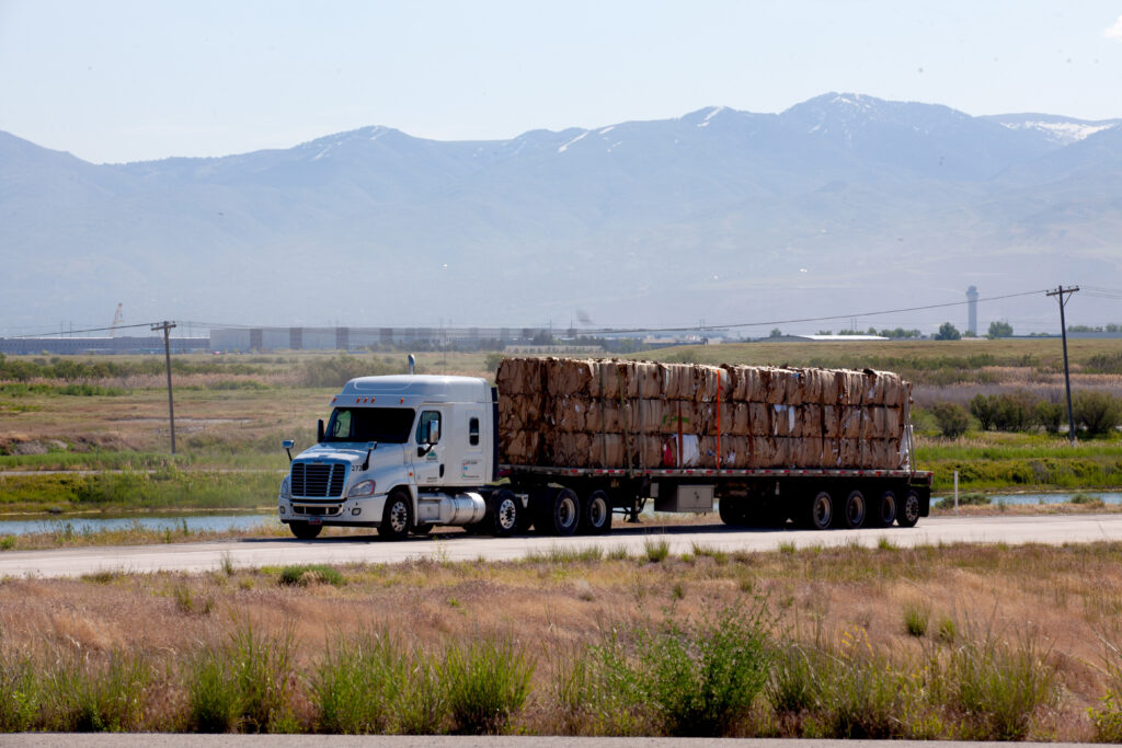 rocky mountain recycling services truck